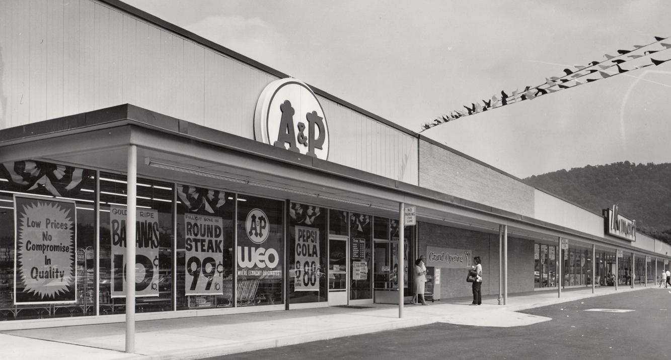 Vintage West Virginia Grand opening of the Kanawha City A&P Vintage
