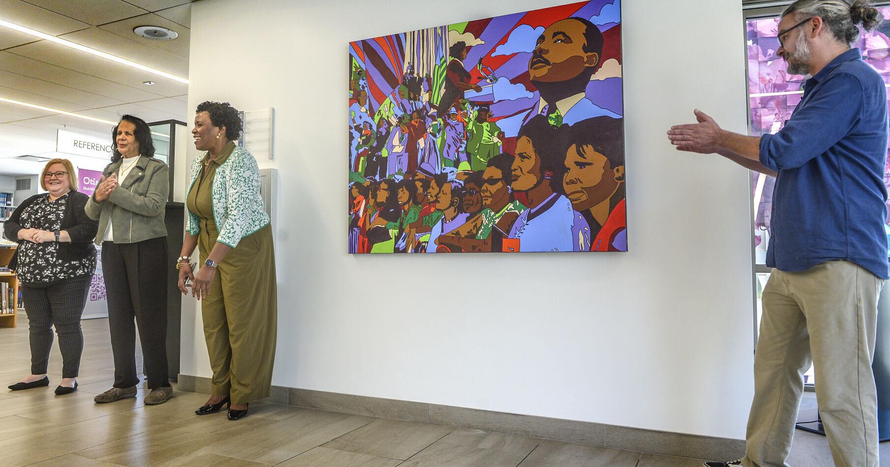 Charleston: Community MLK painting donated to library | Kanawha Valley - Vimarsana News