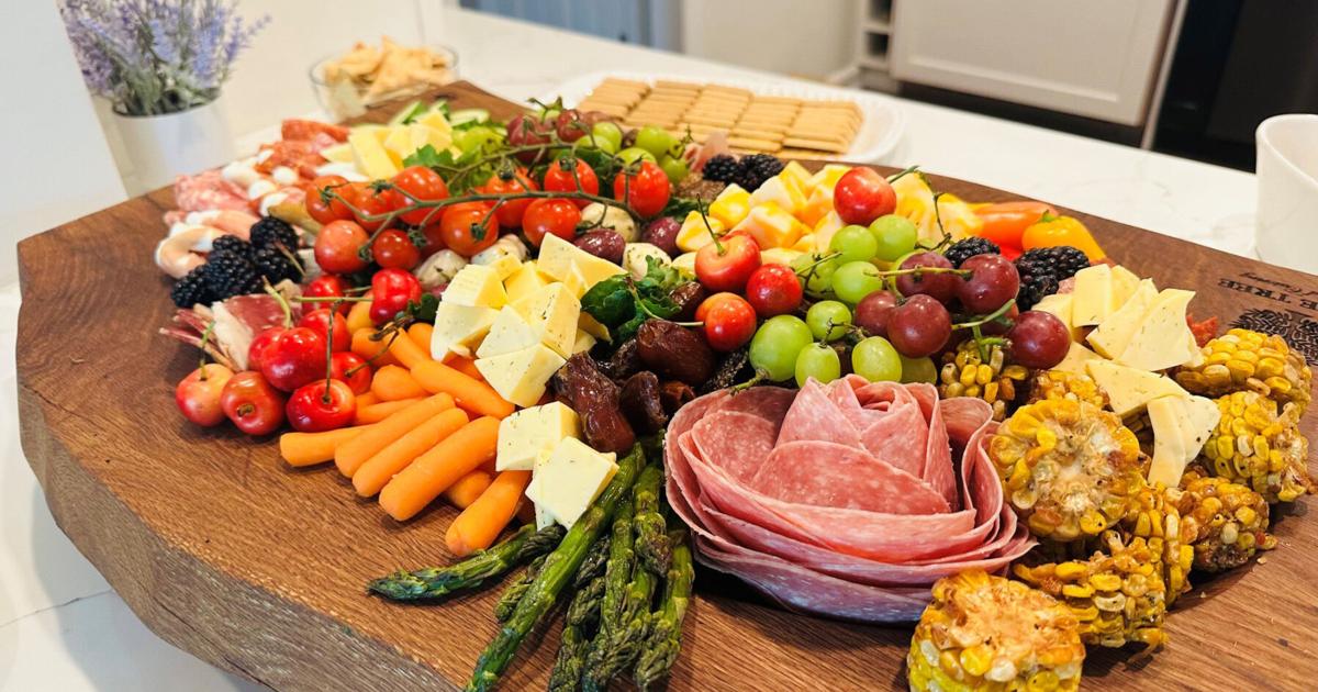 Antipasti board from The Olive Tree Cafe