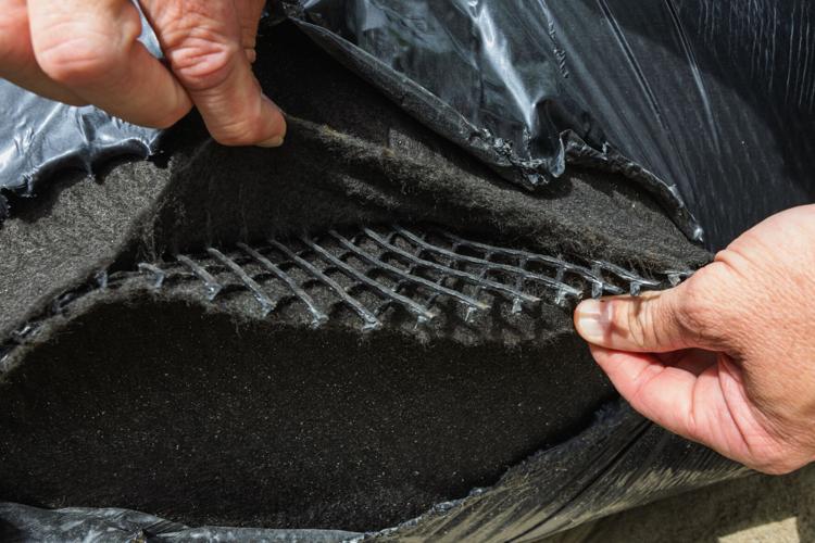 Geonet composite material