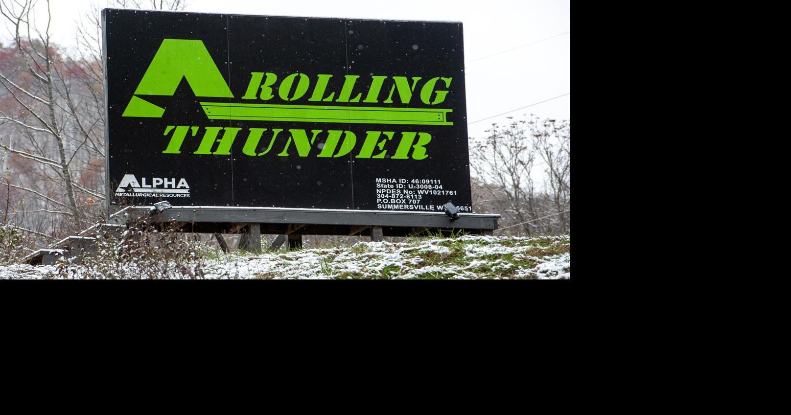Kohlebergarbeiter aus Elkview in der Rolling Thunder-Mine in Nicholas ...