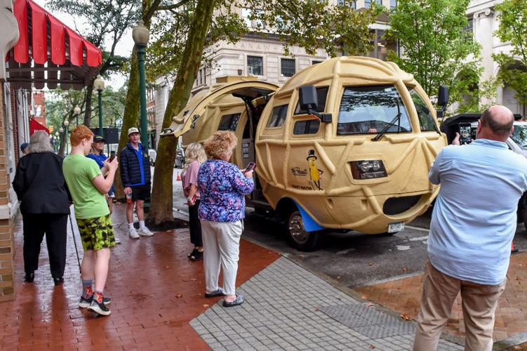 Nutmobile visits Charleston Peanut Shoppe