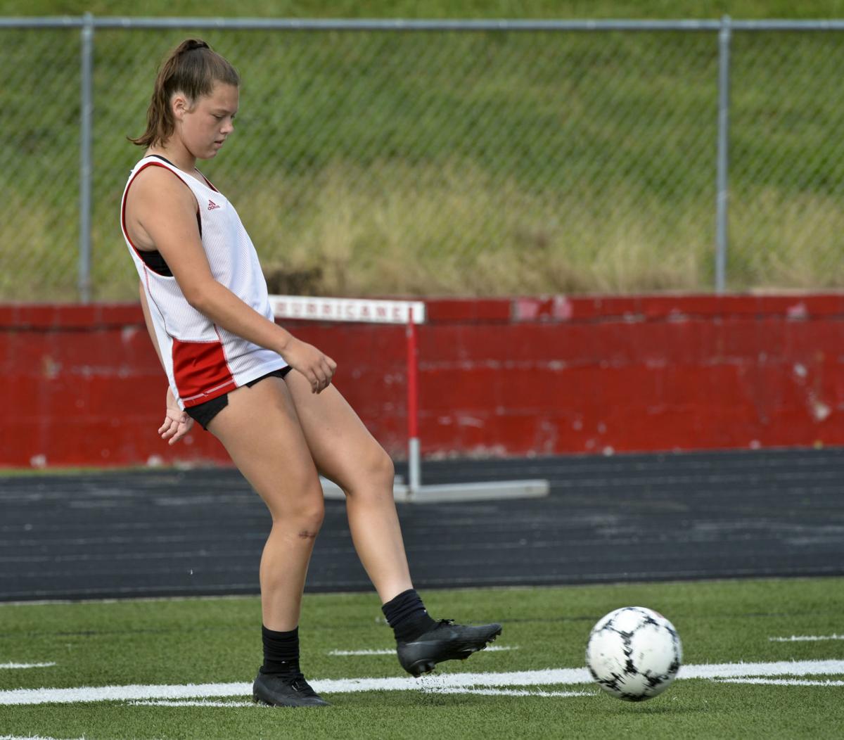 Girls soccer Hurricane's Bailey Fisher trying to turn up the volume
