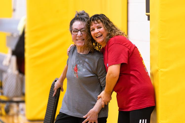 Zumba teacher Connie Akerley