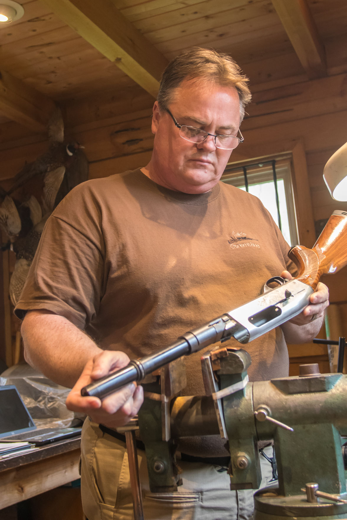 A gunsmith's key to keeping rust away from guns: an oily rag (copy)