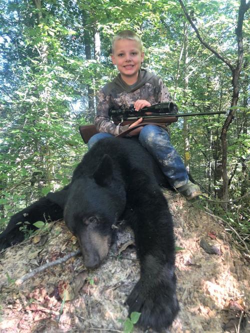 After A Foggy Search 8 Year Old Gets His Bear Hunting Fishing Wvgazettemail Com old gets his bear hunting fishing
