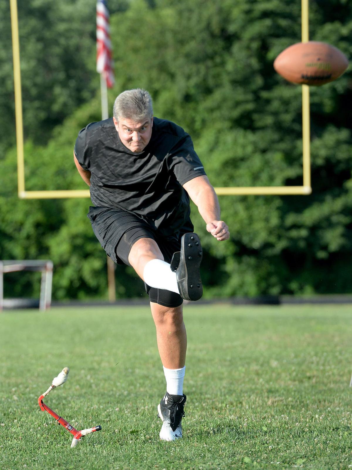 House Clerk Steve Harrison sets goal to kick field goals his age
