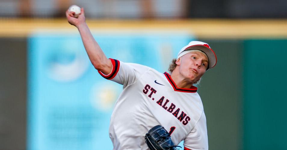 Prep baseball: St. Albans pitcher Braxton Burke captains AAA first team