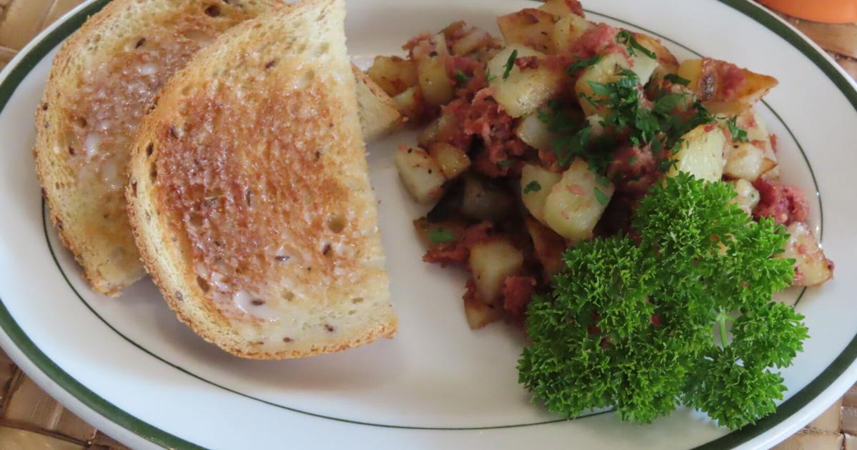 Farmer's Table: Corned Beef Hash with Canned Corned Beef