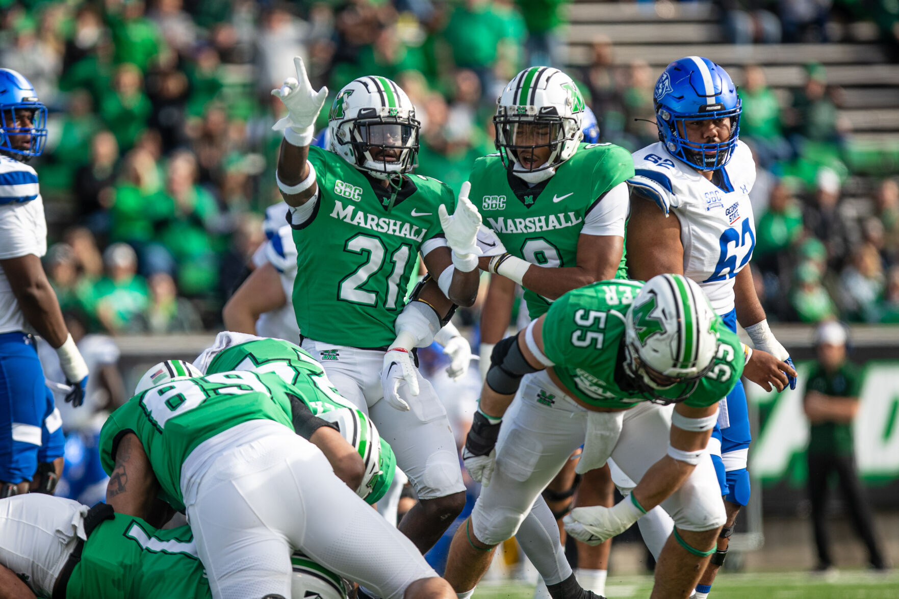 marshall football game schedule