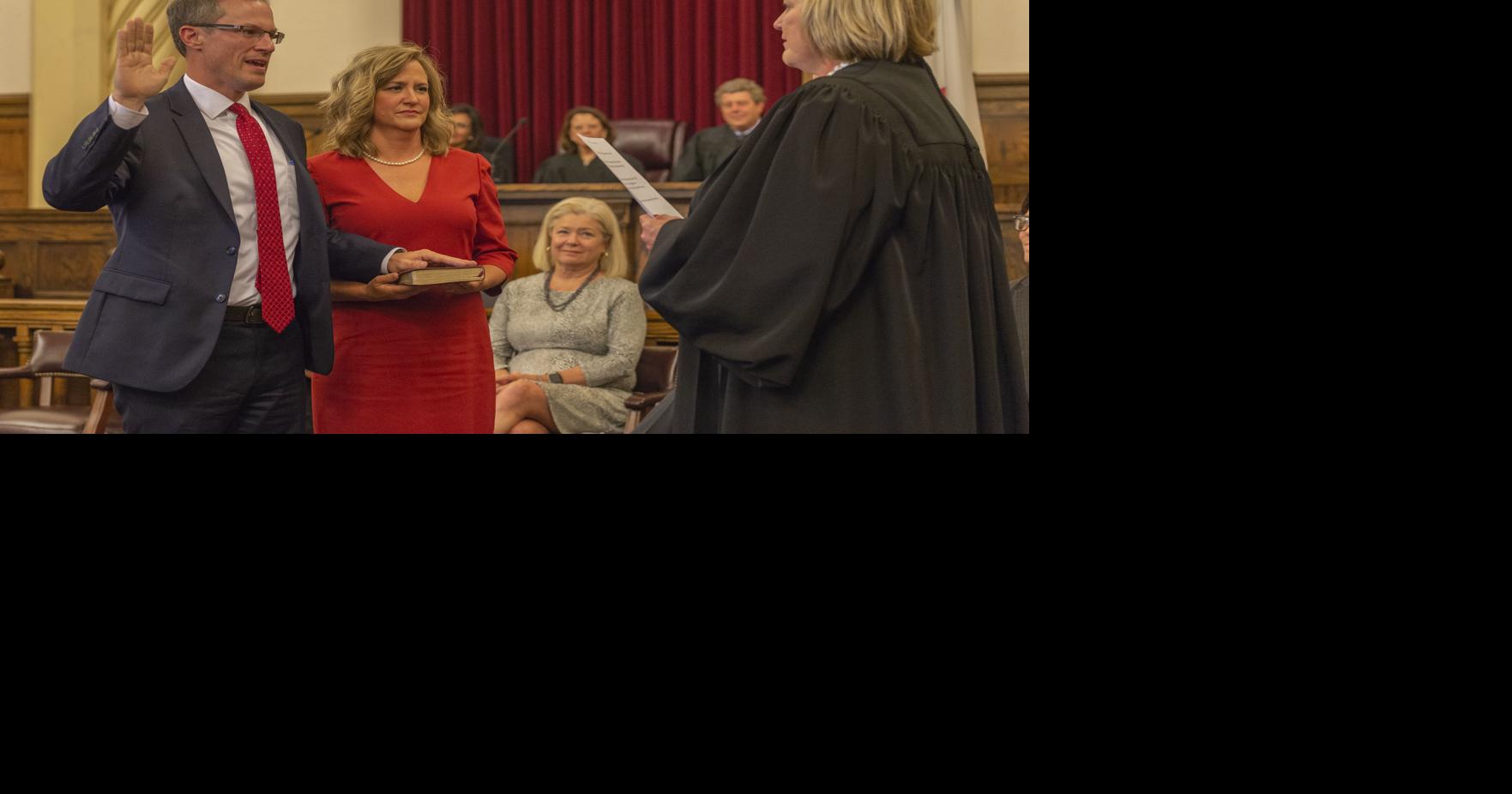 PHOTO: Greear sworn in as Kanawha circuit judge | Cops & Courts ...