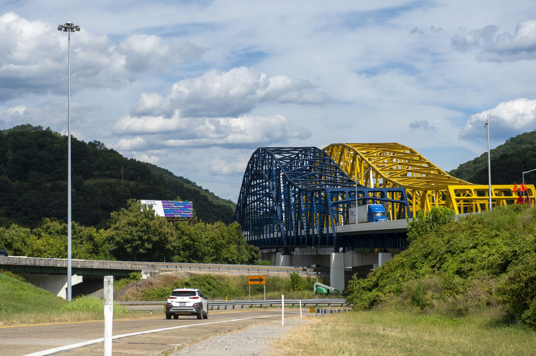 Exit 95 ramp from Interstate 64/77 to W.Va.61 in Kanawha City