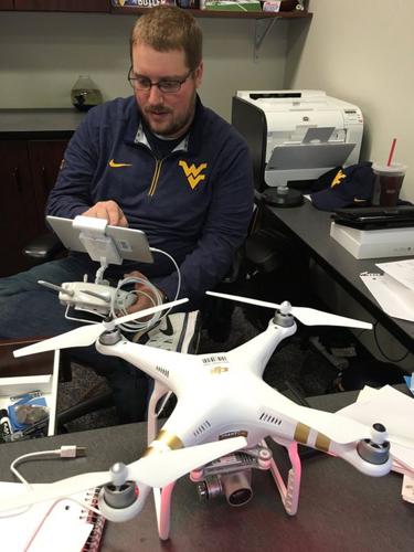 Mountaineers using drone technology for coaching, marketing, recruiting