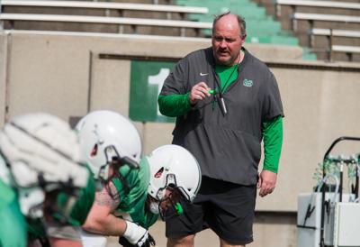 Marshall Football Ol Coach Greg Adkins Piecing Together Puzzle Of