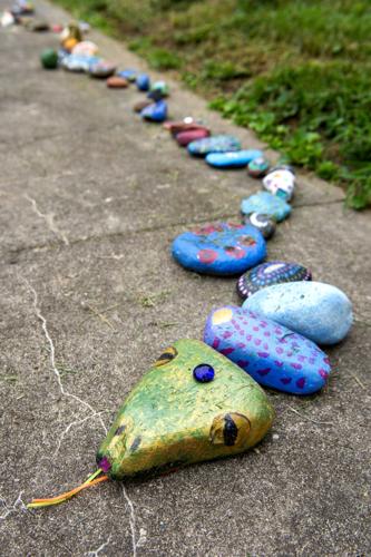 Edgewood Rock Snake, Charleston, WV; community with art | Kanawha ...