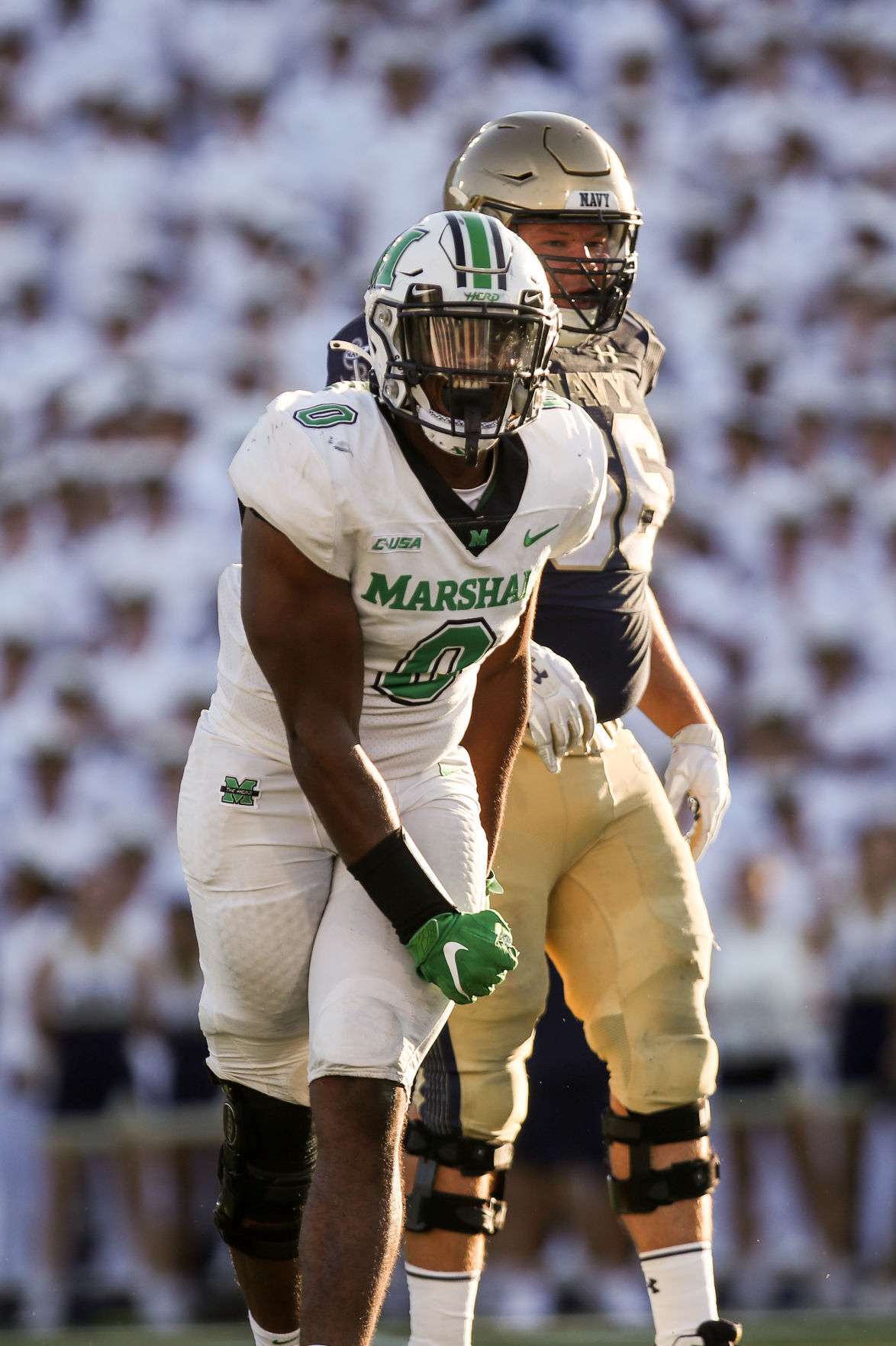 Marshall football Burton bursts back gives big boost to Herd