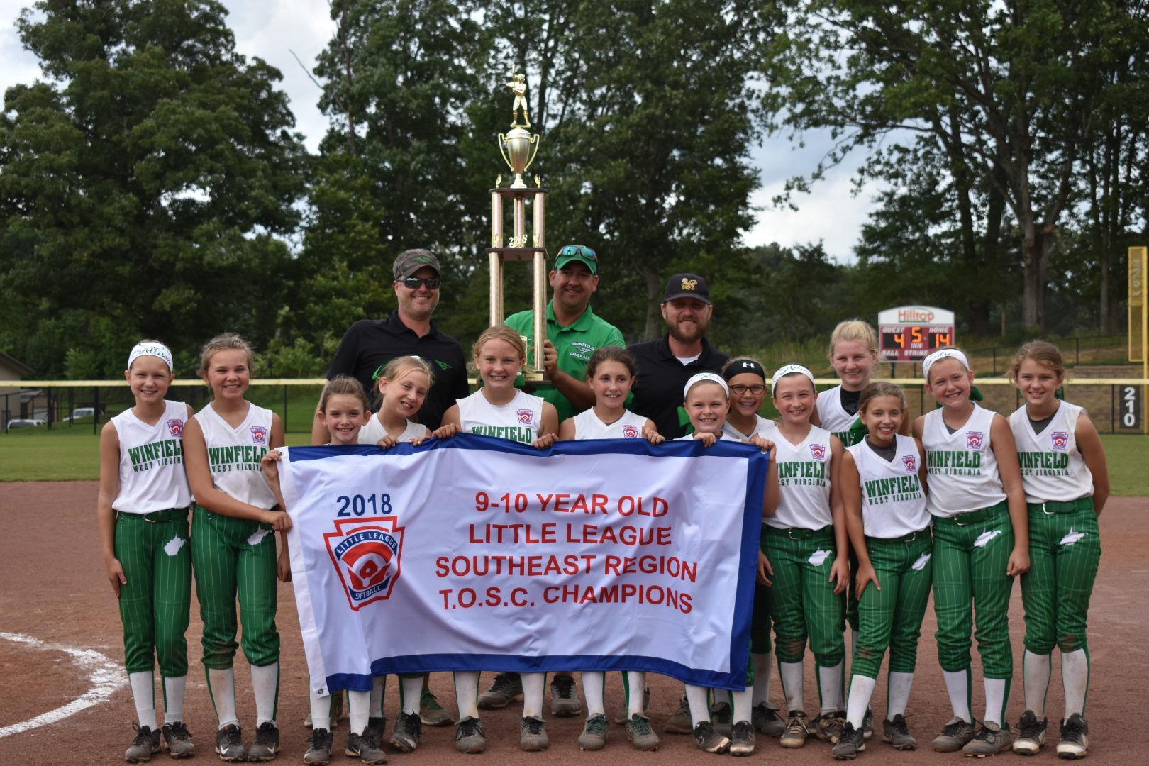 Winfield Little League softball team wins Southeast Region crown