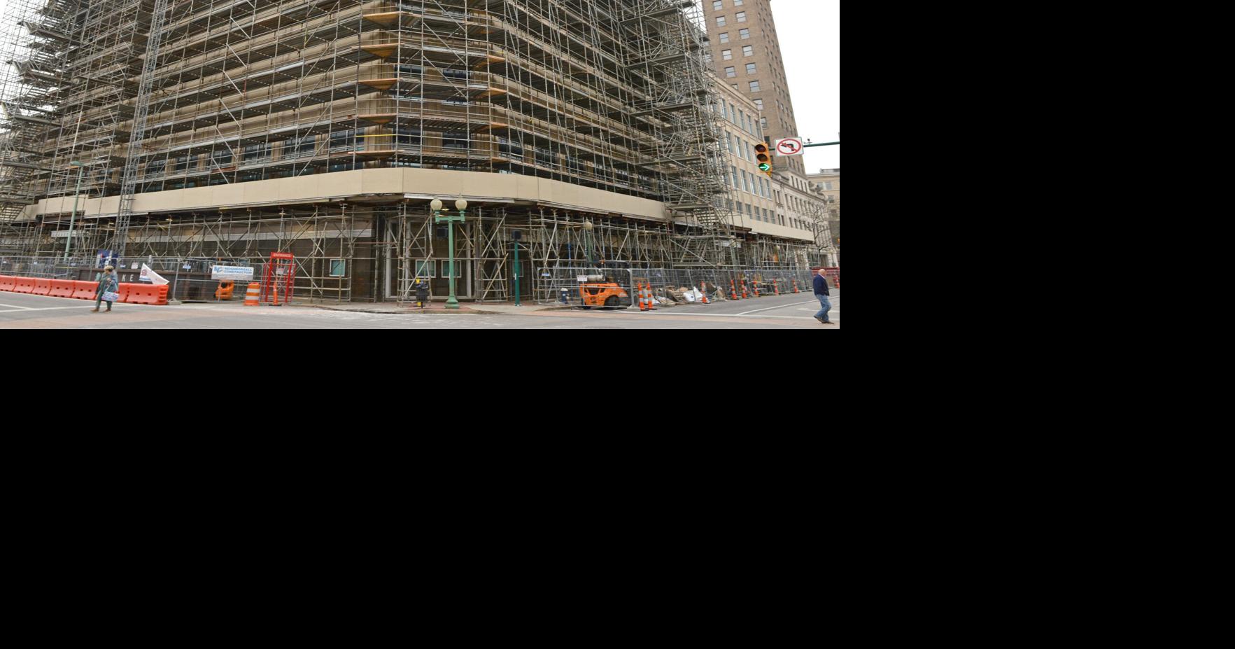 Renovations continue on former Diamond Department Store, now DoH offices, in Charleston