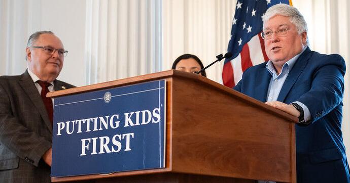Clothing program for needy kids under review as Morrisey touts $370M budget surplus