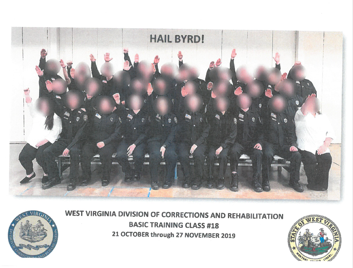 Wv Employees Suspended After Photo Emerges Of Correctional Officers Nazi Salute Legal Affairs Wvgazettemail Com