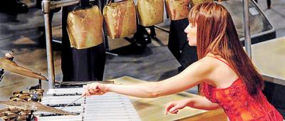 Percussionist Pegher rocks the Clay