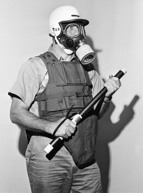 Vintage West Virginia: Charleston police riot officers