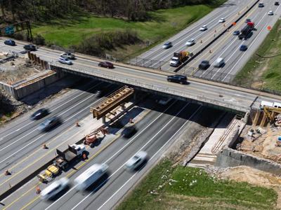 Montrose Drive Bridge - aerial