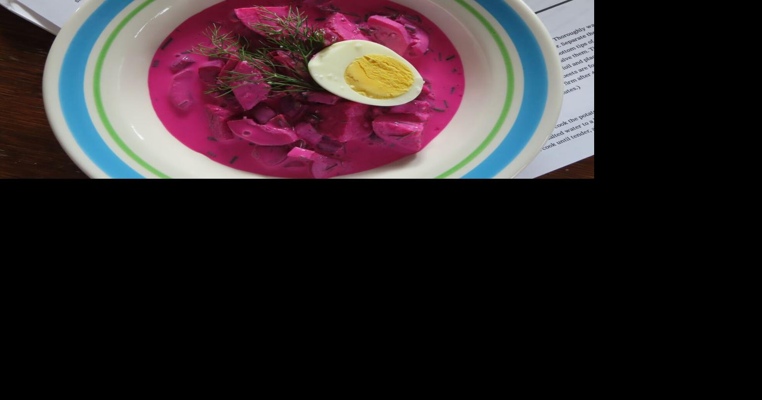 Farmer's Table: Chłodnik Litewski (Polish Cold Beet Soup)