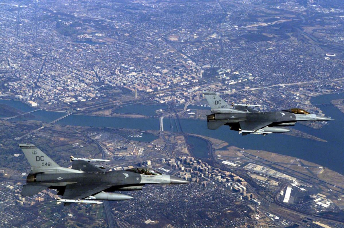 fighter jets over dc today