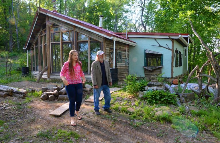 Dave Riffle Artist, daughter reusing materials to construct Tyler Mountain home ...