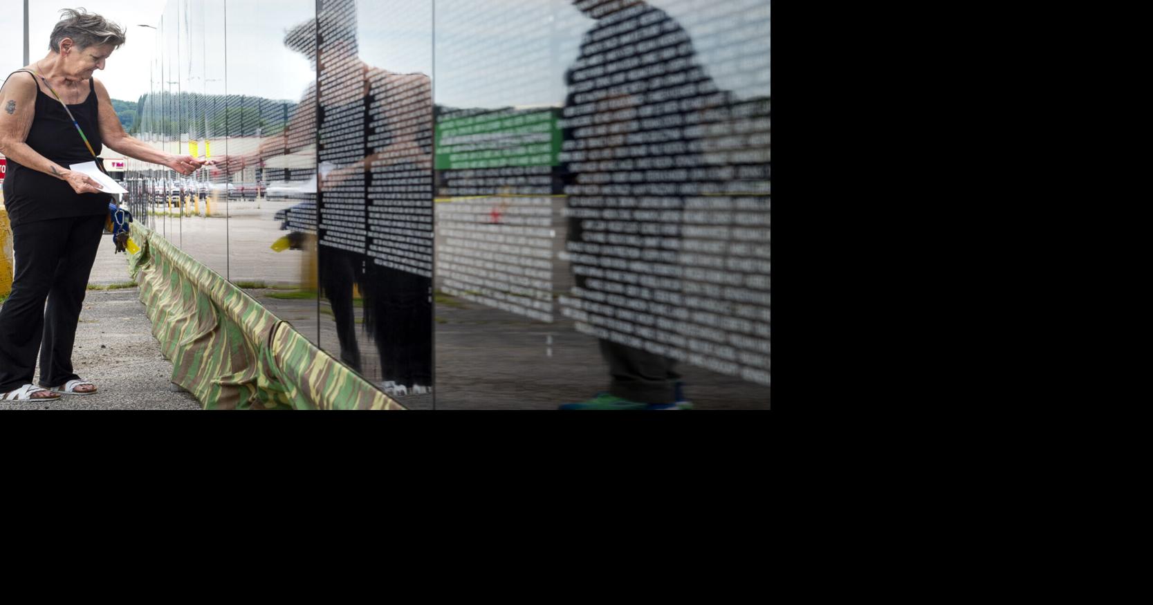'An honor': Replica of Vietnam Veterans Memorial on display in St. Albans