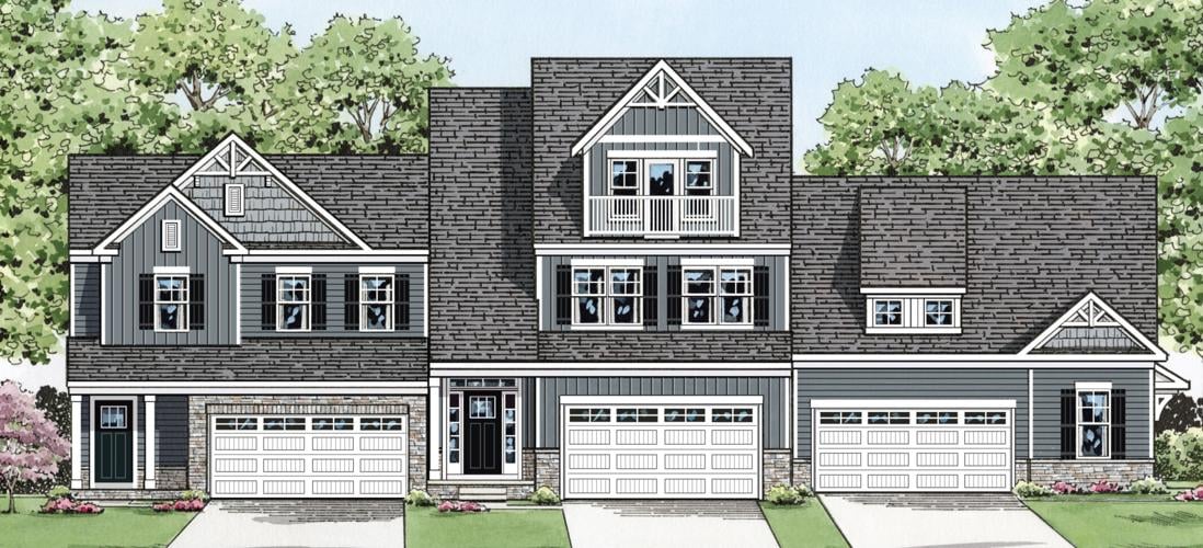 Sophia/Carson II/Jordan II models of townhomes