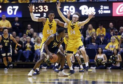 Wvu Basketball Mountaineers Bounce Back Beat Rival Pitt 69 59