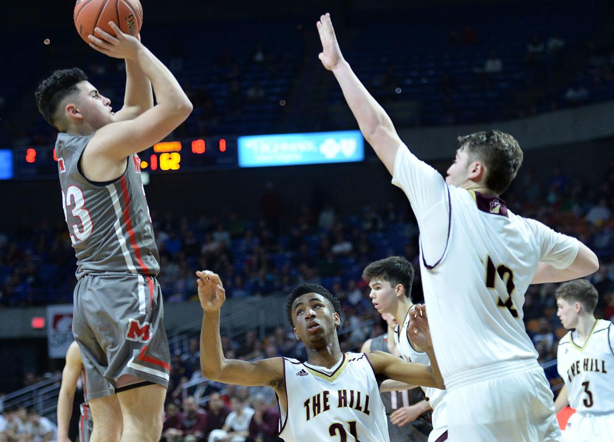 Boys Basketball Class Aaa State Tournament Cabell Midland Shoots