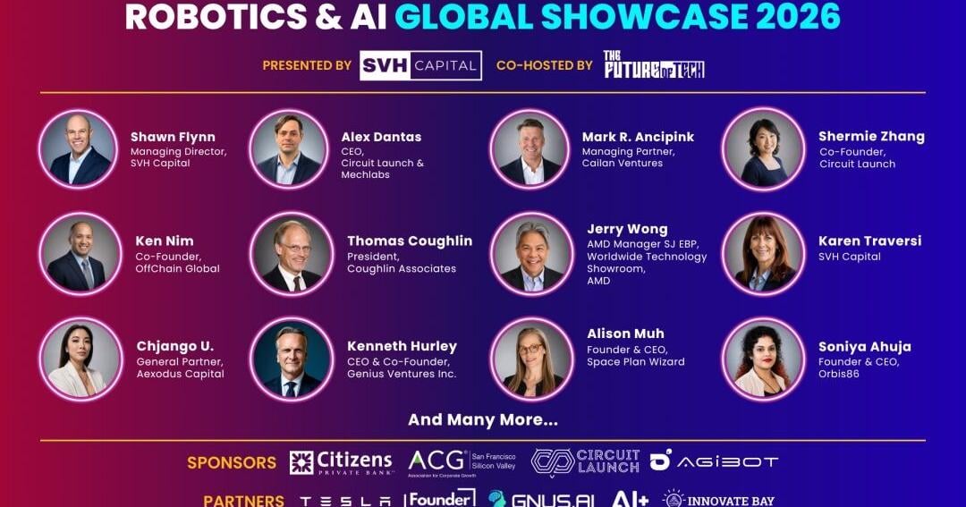 Robotics & AI Global Showcase 2026 Brings Robotics, AI & Investment Leaders to Silicon Valley