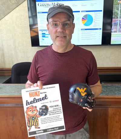 Mark Kirkpatrick, winner of Hunt for the Helmet