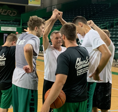 Marshall Basketball Miladinovic Sarenac Getting Up To Speed With