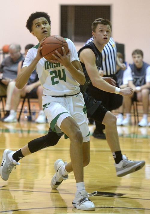 Boys Basketball Charleston Catholic S Aiden Satterfield Captain