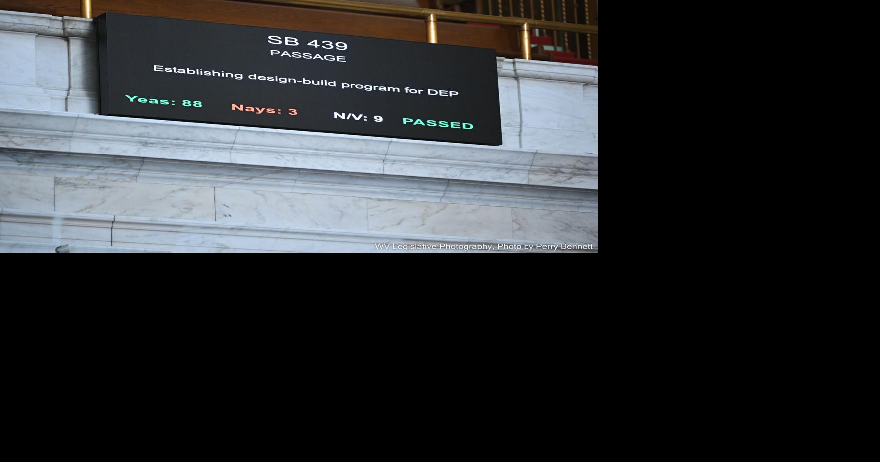 WV House passes bill that would create DEP design-build pilot program ...