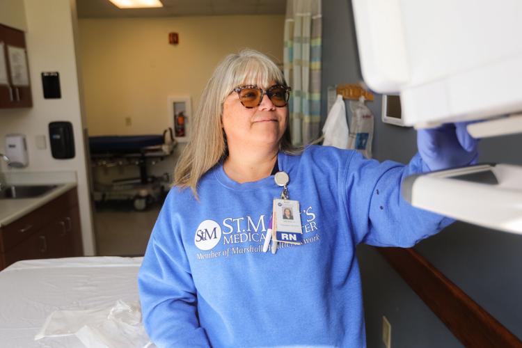 Emergency room nurse Monica Scarberry