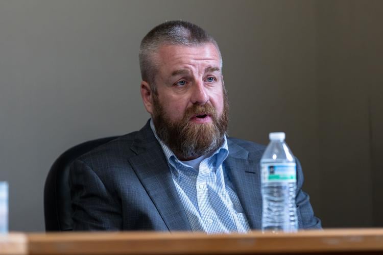 Wayne water oil spill news conference Jason Frame