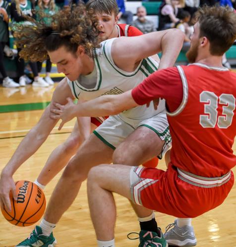 Prep boys basketball: Ranson double-double boosts Irish past Dots, 42 ...