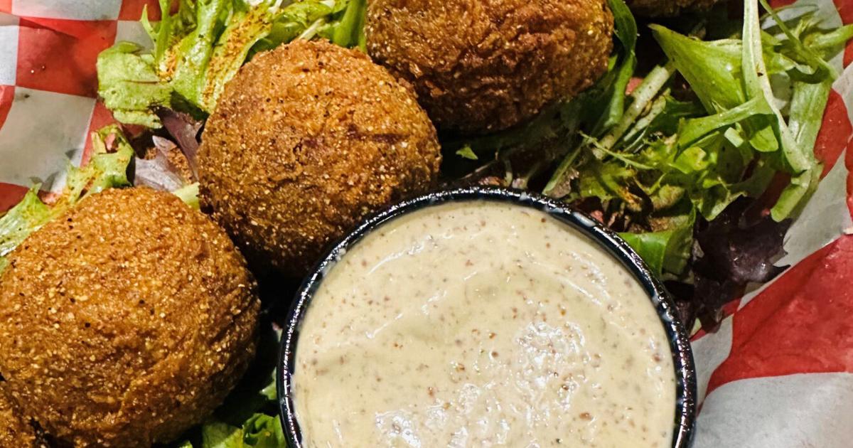 Boudin balls from Bourbon Street Bistro