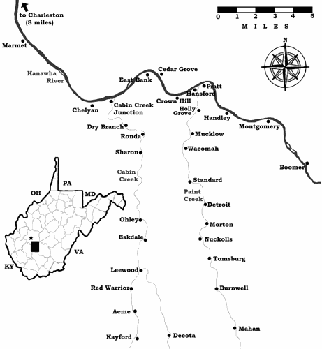 Cabin Creek Wv Map Wv Book Team: Paint Creek-Cabin Creek Strike Of 1912-13 | Books |  Wvgazettemail.com