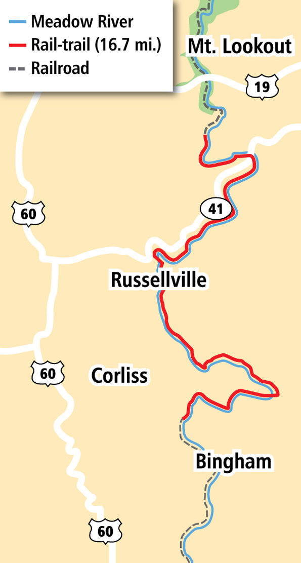 Meadow River RailTrail takes shape Outdoor Pursuits