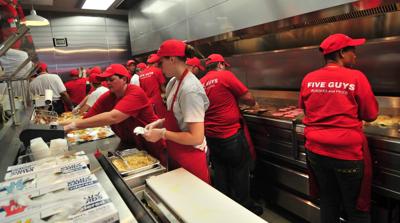 Five Guys Closes Restaurant At Town Center Mall Business Five Guys Closes Restaurant At Town Center Mall