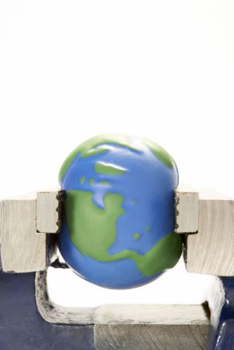 Earth Squeezed In Vice