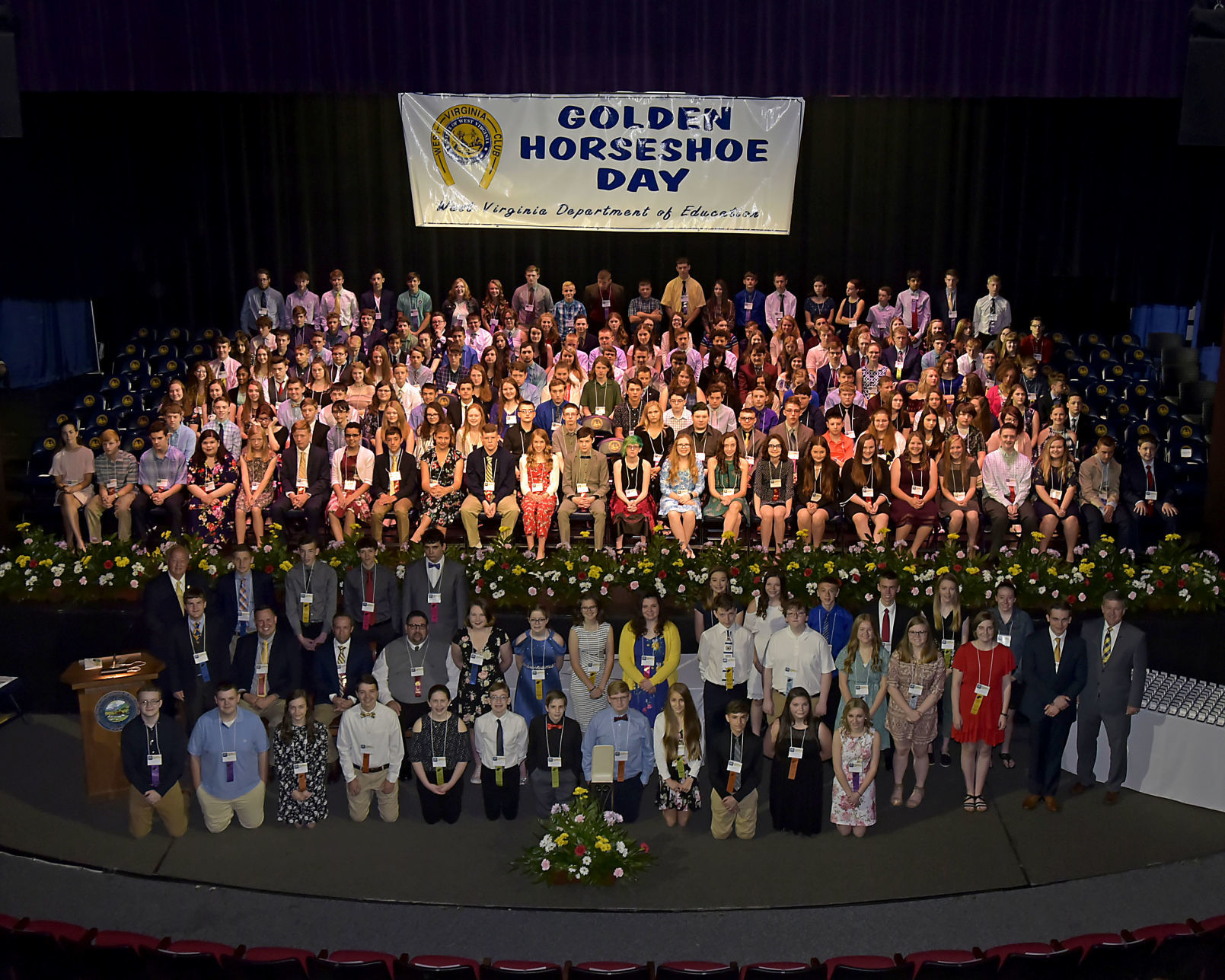 Middle school students join ranks of Golden Horseshoe Society