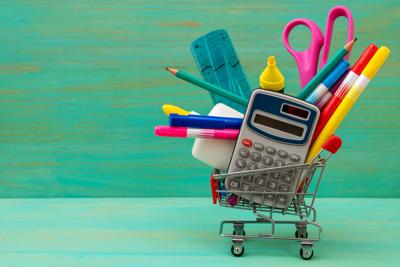 Buying school supplies
