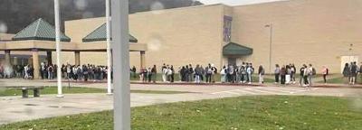 Students at Riverside High School